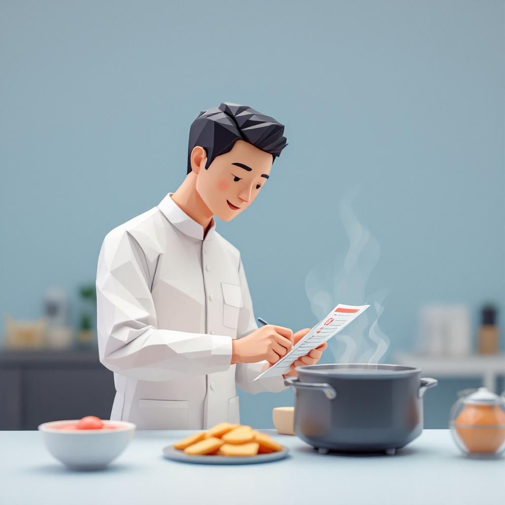 衛生管理（HACCP）のキャラクターイラスト